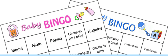 Baby Shower Bingo Cartones De Bingo Para Baby Showers